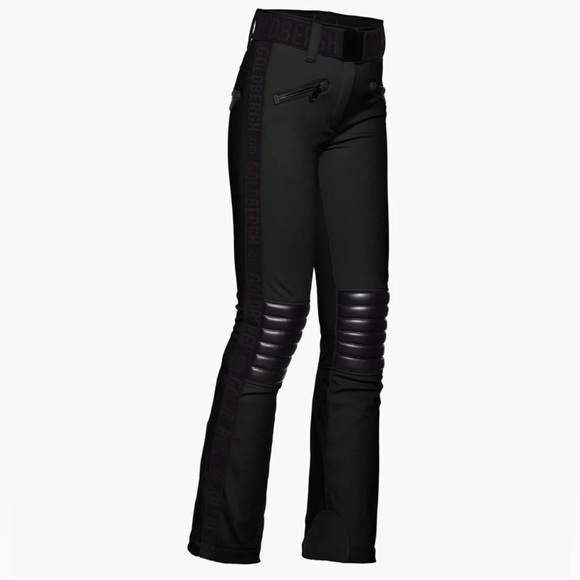 Goldbergh Pippa Rocky Ski Pants Black Size 4 Long - Picture 3 of 17